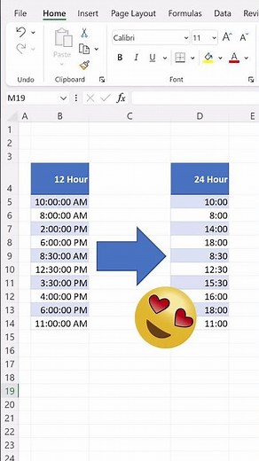 Time Conversion in Excel: 12 to 24 Hour Format with TEXT Function & Format Cells