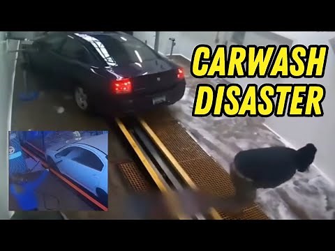 Car Wash Fails Caught on Camera