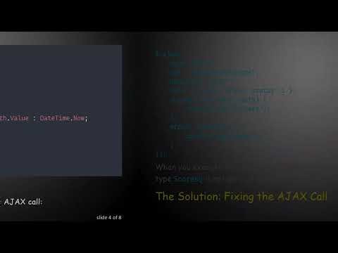 Solving AJAX POST Issues in ASP.NET MVC with ADO.NET