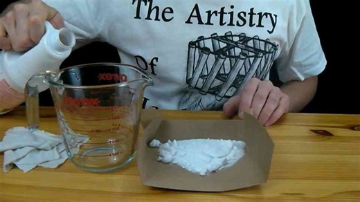 How to Make Flash Paper - Magic Trick Fireballs (Nitrocellulose)