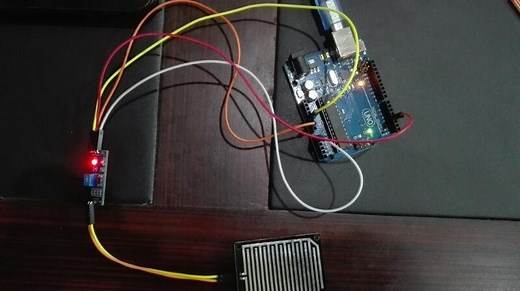 Rain Drop Sensor Module Pinout, Working, Interfacing with Arduino