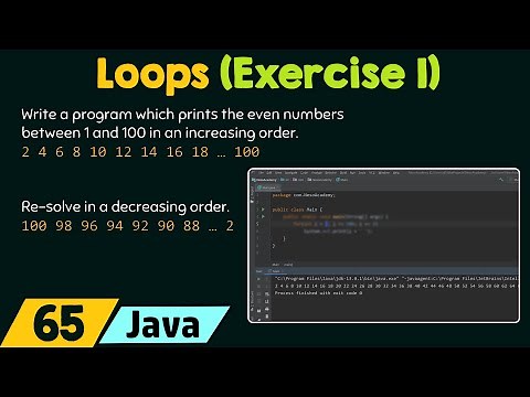 Loops in Java (Exercise 1)