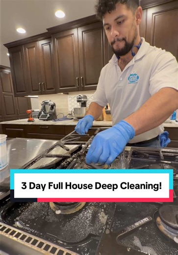 We were hired to clean this very clean house and we still spent 3 full days cleaning it! Most people, probably even you, get shocked when I say this… If a house is already clean it should not take that long to clean right? But what everyone fails to realize is that a clean house can actually take sometimes double or triple the time to clean than a dirty house… here is why…. Tools and products linked in my bio😉 #deepcleaning #cleaningservice #cleaninghacks #cleantok