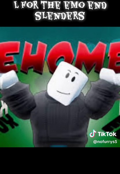 Emo End Slenders in Roblox: CapCut Trends and Edits