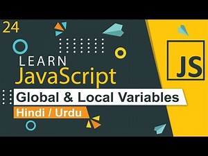 JavaScript Global & Local Variable Tutorial in Hindi / Urdu
