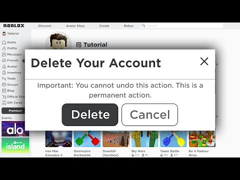 How To Delete Roblox Account Permanently - Full Guide