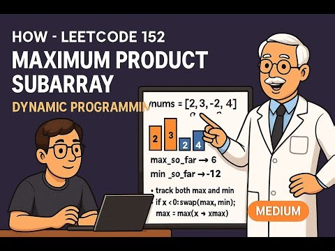 HOW - LeetCode 152 | Maximum Product Subarray [medium]