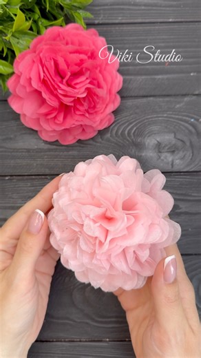 467K views · 6.6K reactions | How to make Easy Tissue Paper Flowers DIY Paper Craft Tutorial #craft #crafts #easycrafts #papercrafts #papercrafts #paperflowers | VIKI Studio Crafts | Facebook