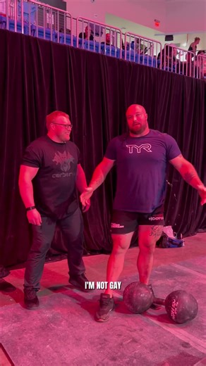 We're not gay, we're strongmen 💪