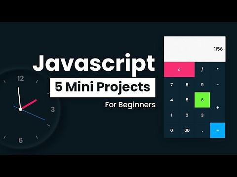 5 Vanilla JavaScript Projects for Beginners
