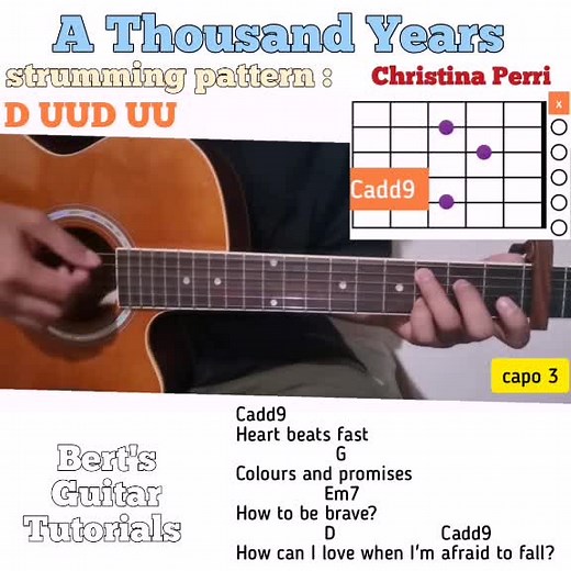 Learn Guitar: 'A Thousand Years' Tutorial