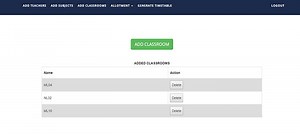 Computer Science Time Table System In PHP With Source Code - Source Code & Projects