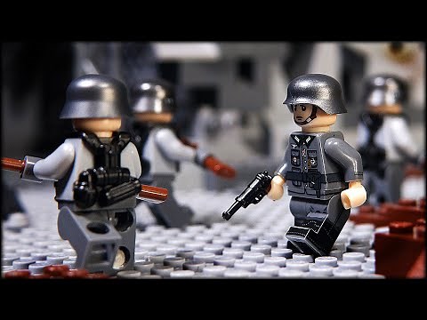 Lego Battle of Stalingrad - WW2 - stop motion