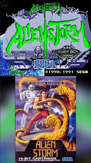 Alien Storm (SEGA Mega Drive, Genesis) - ’90s Arcade Game Hit! #sega #alienstorm #retrogamingfun