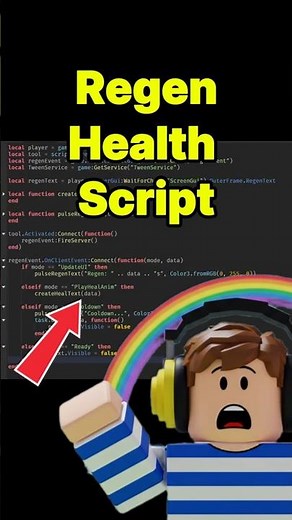 Roblox Heal Tool in Roblox Studio 💊 | Regenerate Health Script Tutorial