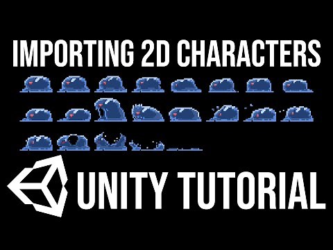 How to Import a 2D Character Sprite Sheet and Use in a GameObject in Unity (2021)