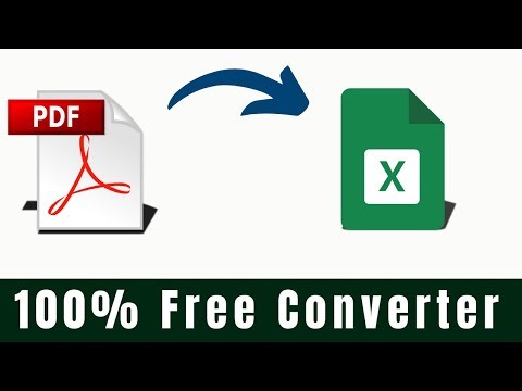 PDF to Excel Online (100% Free)