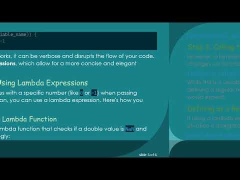 How to Handle NaN Values in Java Using Lambda Expressions