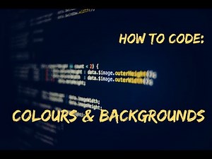 How To Code Background & Colours In CSS In Notepad ++