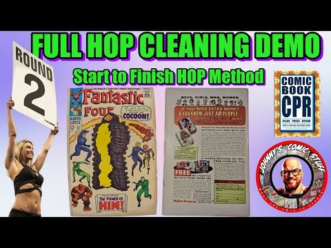 I Restored This Comic Using HOP… You Won’t Believe the Results! 🤯 | Comic Cleaning Tutorial