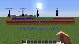 Vanilla Server Commands: /tpa, /sethome, and /back Minecraft Map