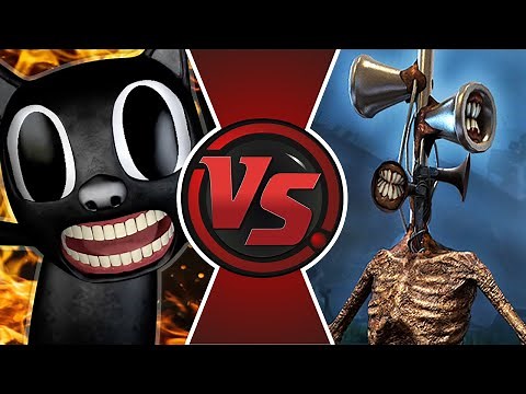 CARTOON CAT vs SIREN HEAD! Cartoon Fight Club Halloween Special!