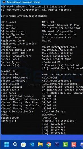 Get All System Information With One Command