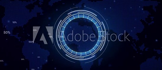 Integrated Development Environment concept with global network and digital icons connecting to world map