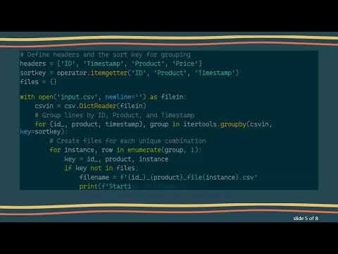 How to Split a CSV into Multiple CSVs Using Python and Pandas