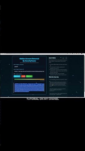 !!HOW TO HACK ROBLOX ACCOUNT TUTORIAL ON MY PROFILE!!