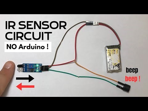 The Simplest IR Sensor Circuit without Arduino