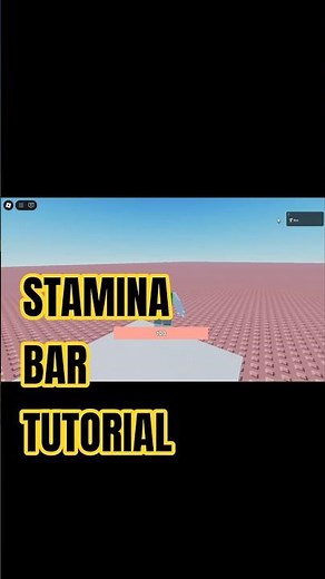 Roblox Sprint & Stamina Bar (Easy GUI + Script) 💨 | Roblox Studio Tutorial