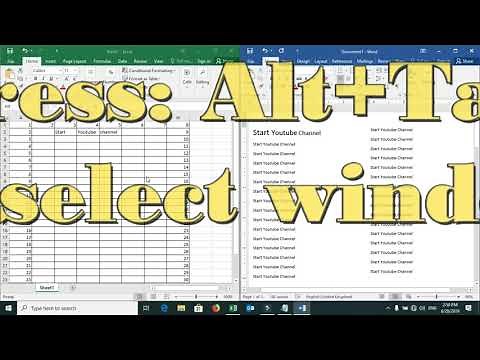 How to Have 2 Windows Open Side By Side in WIndows 7,8 and10