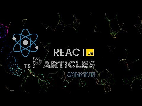 💥 React JS tsParticles Animation | Add Custom Image Particles