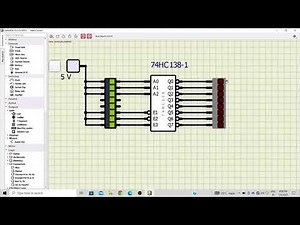 Verification of IC 74138 using SimulIDE