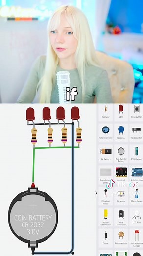 Simple Circuit Creation in TinkerCAD for Beginners