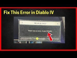 Fix Diablo IV there was an error (code 333600)