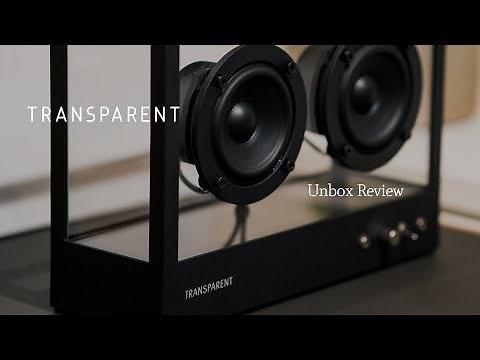 見た目だけじゃなくて音も良い！透明スピーカーTRANSPARENT開封レビュー