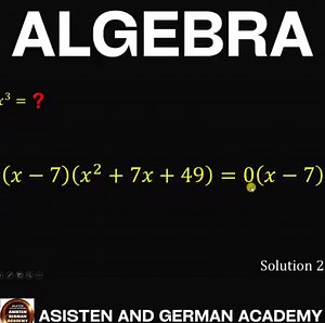 Fun ALGEBRA | How to solve this algebra challenge | Asisten and German Academy