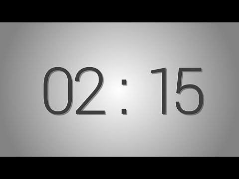 2 Minutes and 15 seconds countdown Timer - Beep at the end | Simple Timer (two min fifteen sec)