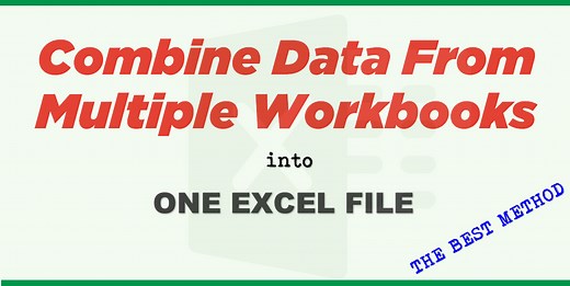 How to Merge [Combine] Multiple Excel FILES into ONE WORKBOOK