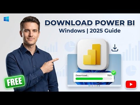 How to Download Power BI on Windows | Install Power BI Desktop Step-by-Step (2025 Update)