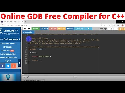 Online GDB Free Compiler for C++ || Online Free C++ Compiler || How to Use OnlineGDB C++ Compiler
