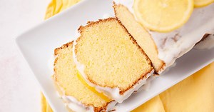 Lemon buttermilk pound cake