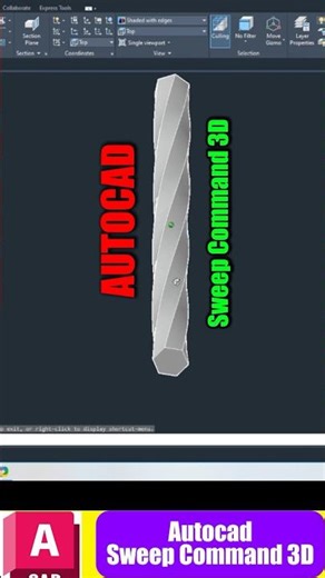 "3D Sweeping in AutoCAD: The Ultimate Guide!"