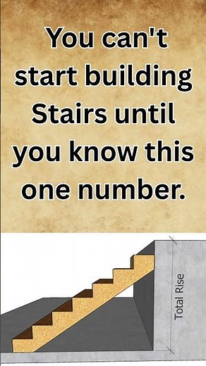 You Can't Build Stairs Until You Know This ONE Number - Total Rise
