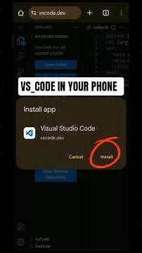 Coding on my PHONE using VS Code! #shorts