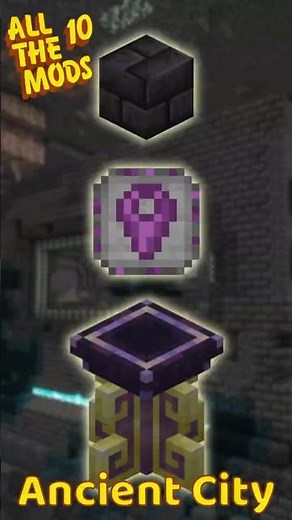 Finding an Ancient City #allthemods #minecraft #atm10 #tutorial