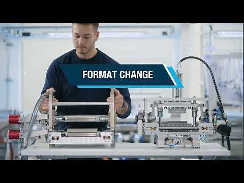 Flow-wrapping machine with Box Motion from Schubert: Sealing high-barrier films