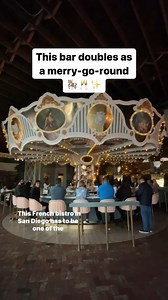 37K views · 287 reactions | You're never too old for a ride on a merry-go-round. ✨  Annie Archer, T+L assistant social editor. Wolfie's Carousel Bar, San Diego, California. #travel #foodie #carousel | Travel + Leisure | Facebook